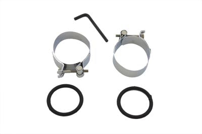 Chrome Intake Manifold Clamp Set