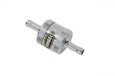 Pingel Inline Fuel Filter Chrome