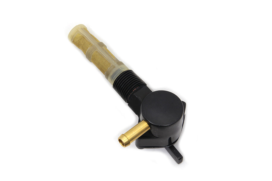 Petcock Right Outlet Black