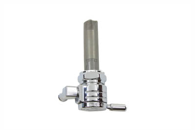 Chrome Sifton Ball Petcock with Backward Outlet and Nut