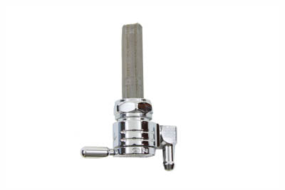 Chrome Sifton Ball Petcock with Downward Outlet and Nut