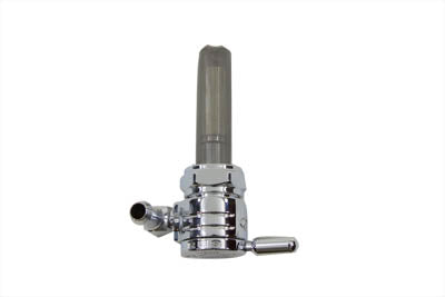 Chrome Sifton Ball Petcock with Forward Outlet and Nut