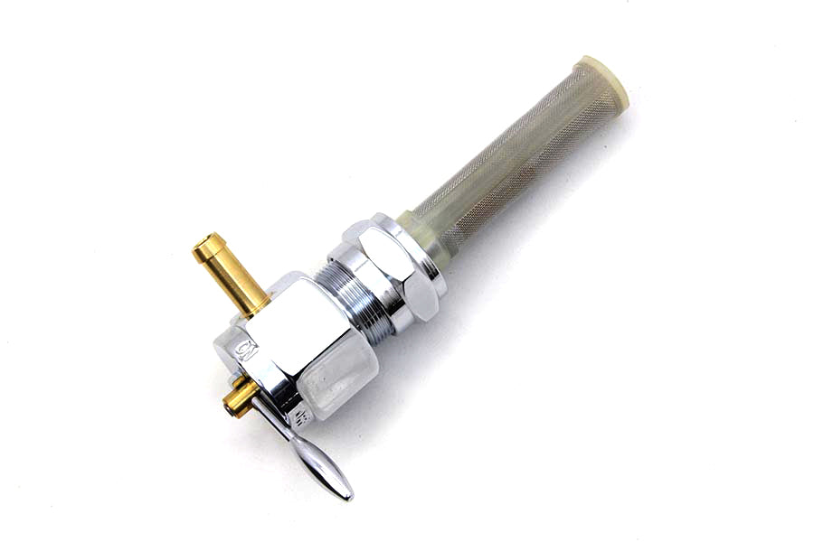 Sifton Chrome Hex Petcock with Inward Facing Outlet