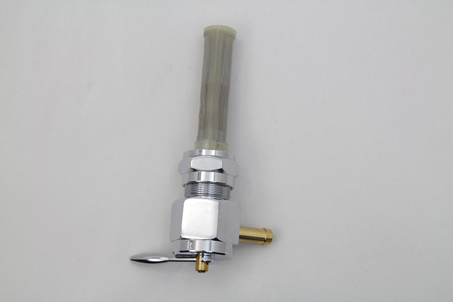 Sifton Chrome Hex Petcock with Inward Facing Outlet
