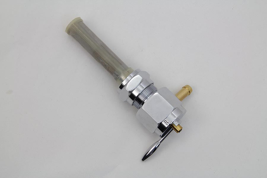 Sifton Chrome Hex Petcock with Inward Facing Outlet