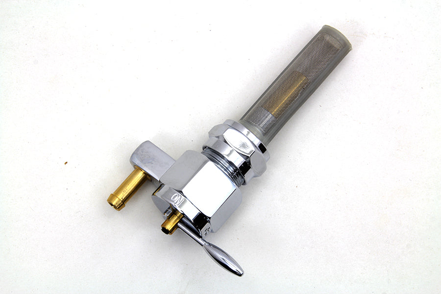 Sifton Chrome Hex Petcock Down Facing