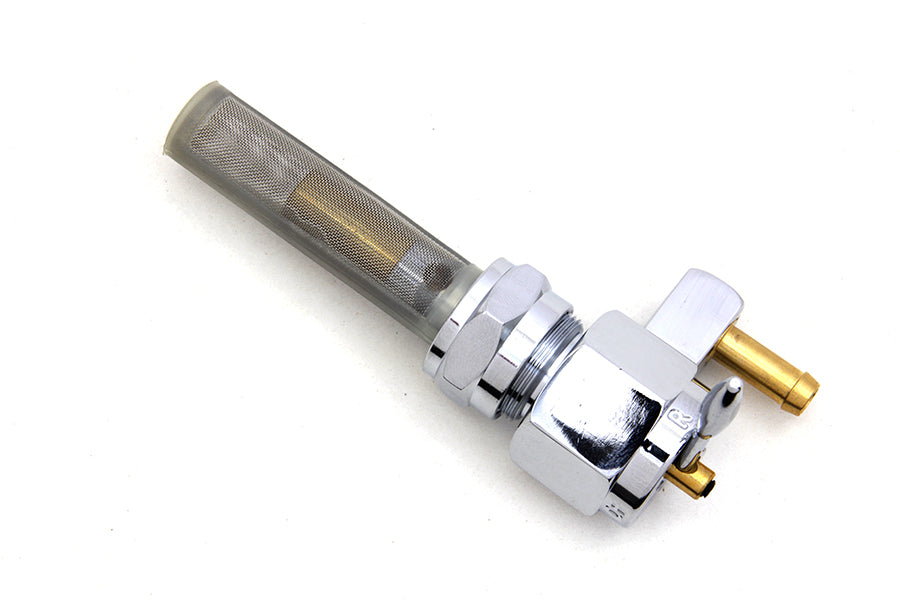 Sifton Chrome Hex Petcock Down Facing