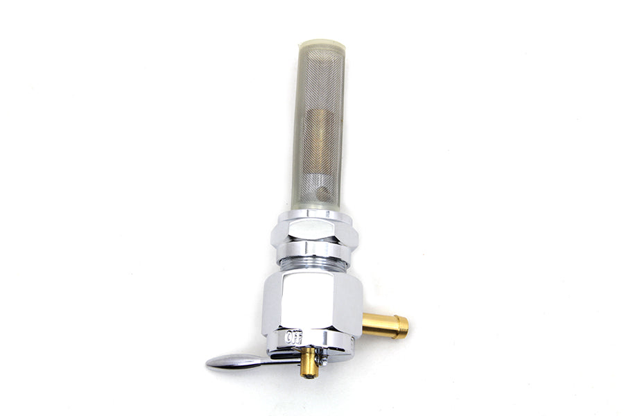 Chrome Hex Petcock Forward Facing