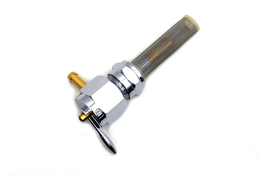 Chrome Hex Petcock Forward Facing