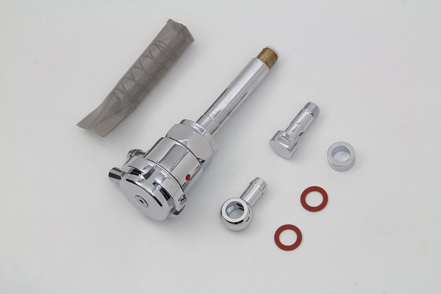 Sifton Chrome Petcock Notch with Angle Fitting
