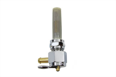 Sifton Chrome Hex Petcock Rear Facing with Nut