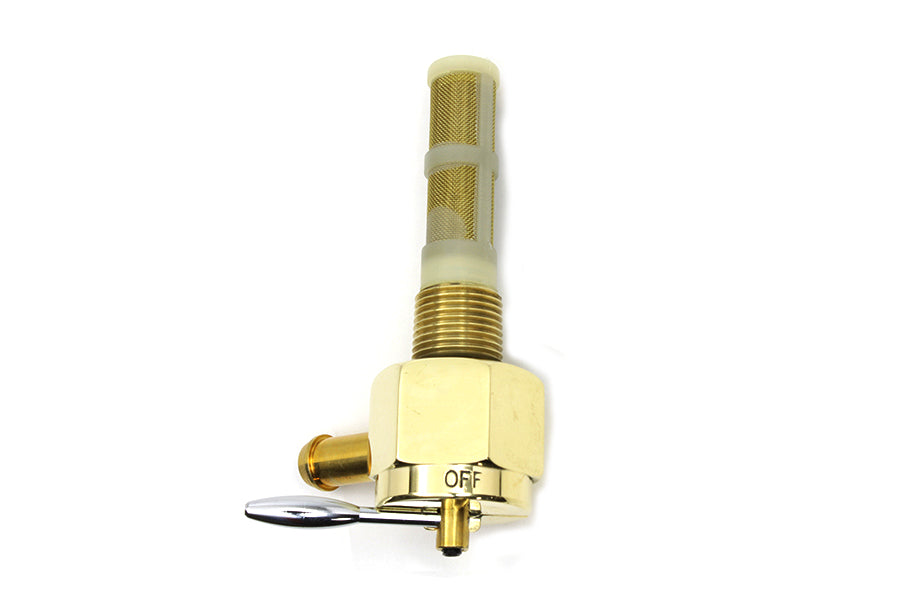 Sifton Brass Hex Petcock 90° Left Hand Spigot