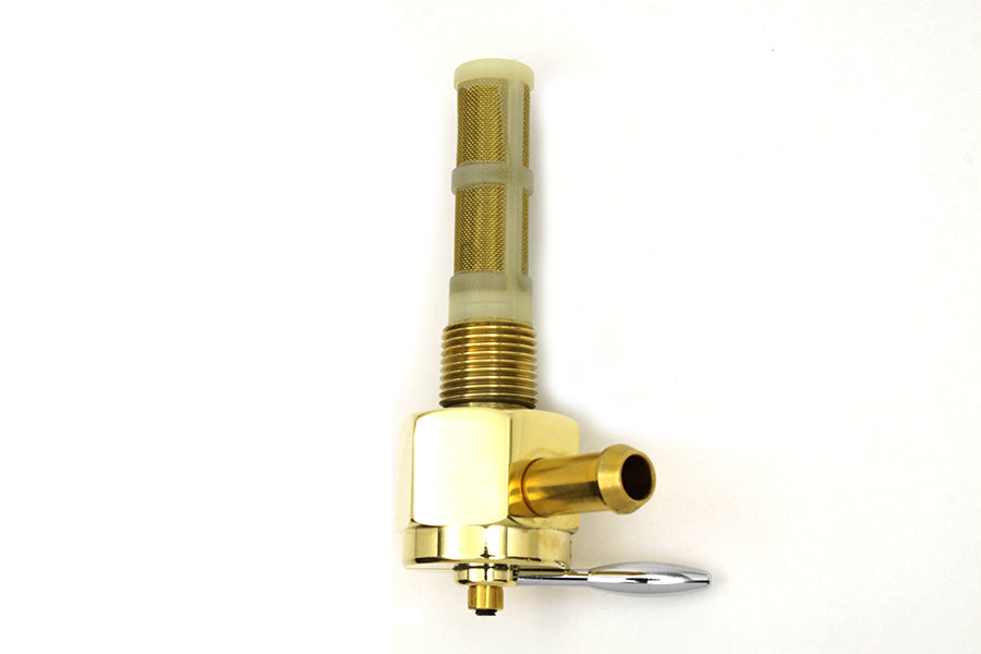 Sifton Brass Hex Petcock 90° Left Hand Spigot