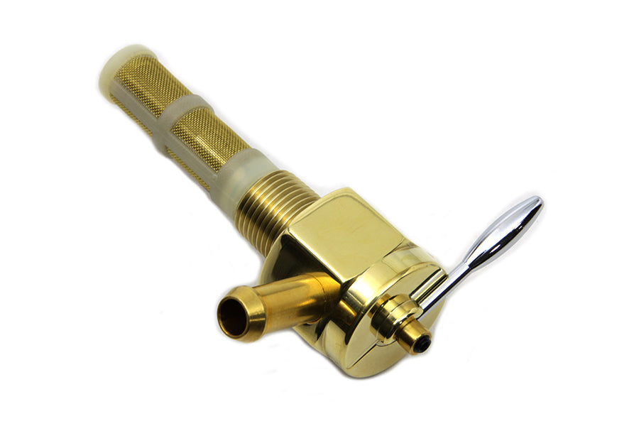 Sifton Brass Hex Petcock 90° Right Hand Spigot