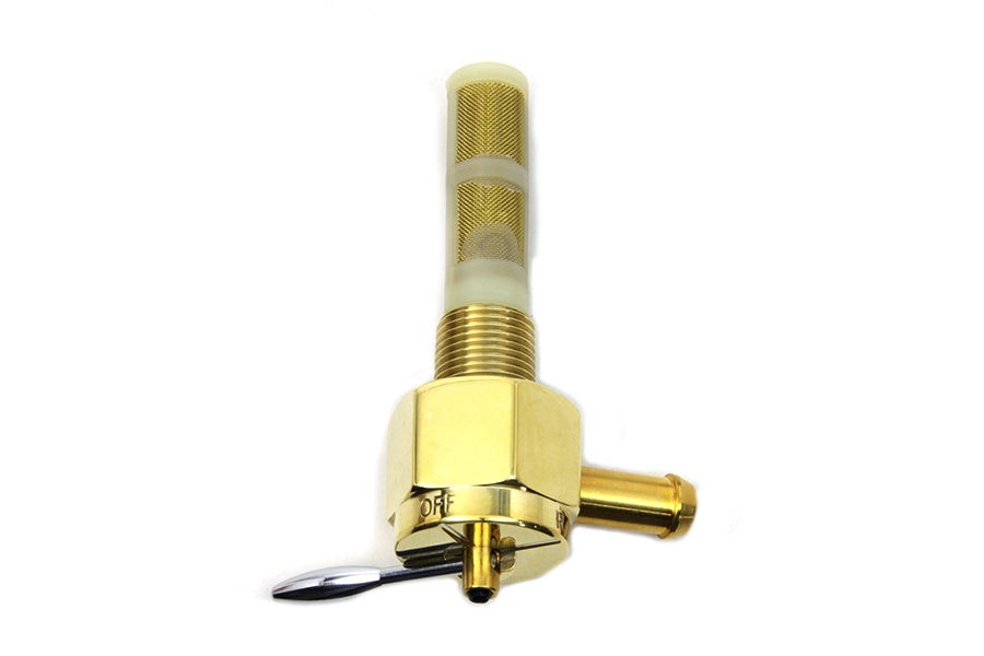 Sifton Brass Hex Petcock 90° Right Hand Spigot