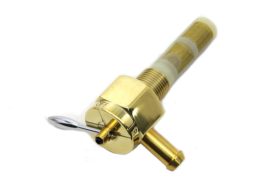 Sifton Brass Hex Petcock 90° Right Hand Spigot