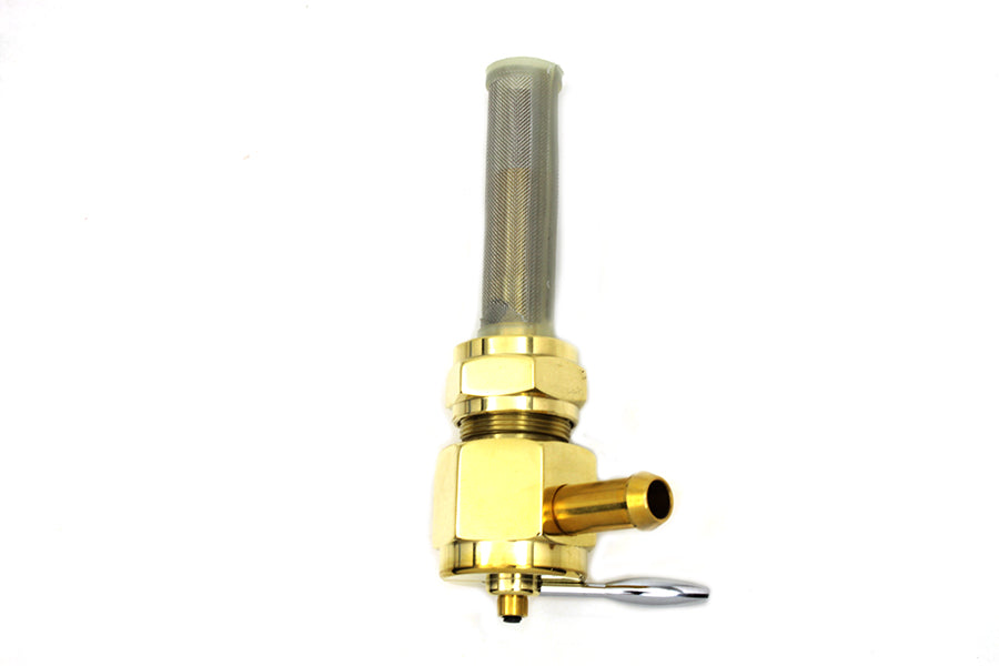 Sifton Brass Hex Petcock 90° Left Hand Spigot with Nut