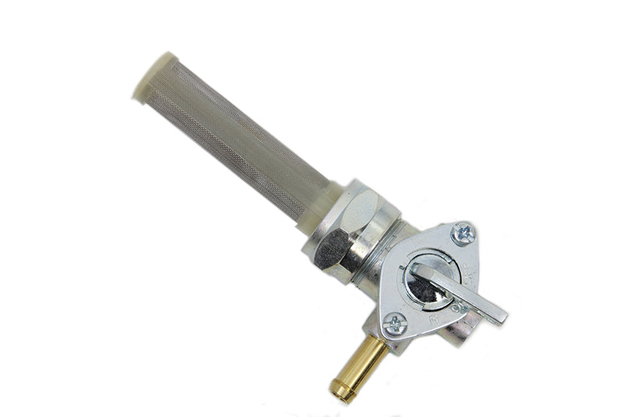 Petcock Left Outlet with Nut Alloy