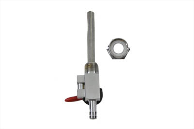 Accel Hi-Flow Chrome Petcock Straight with Nut