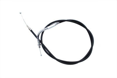 Black Throttle Cable with 90° Elbow Fitting