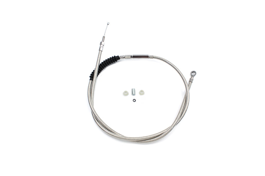 65.69" Braided Stainless Steel Clutch Cable