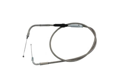 Braided Stainless Steel Throttle Cable with 40" Casing