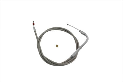 Braided Stainless Steel Throttle Cable with 39" Casing