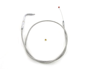 Braided Stainless Steel Idle Cable with 39" Casing