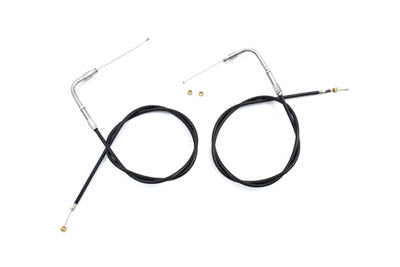 34.84 Black Throttle and Idle Cable Set