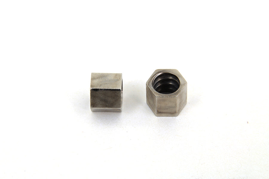 Nickel Throttle Cable Nut Set