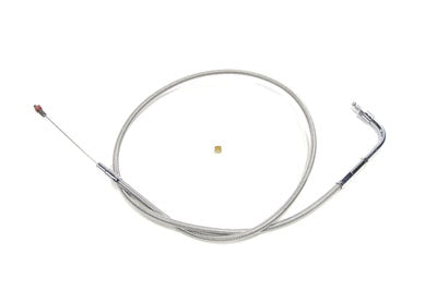 34.875 Braided Stainless Steel Idle Cable