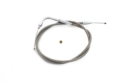 Braided Stainless Steel Throttle Cable with 38.50 Casing
