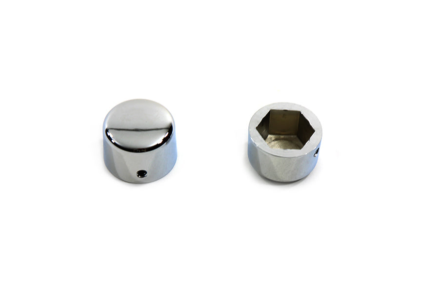 Chrome Front Axle Cap Cover Set Cap Style