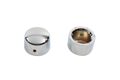 Chrome Front Axle Nut Cap Set