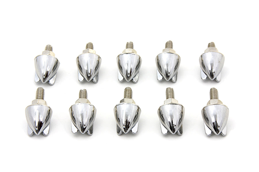 License Plate Frame Krommet Set Chrome