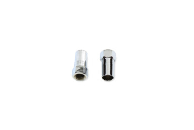 Shifter Rod Tapered Jam Nut Set Chrome