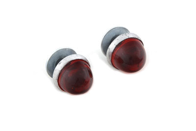 License Plate Reflector Set Red