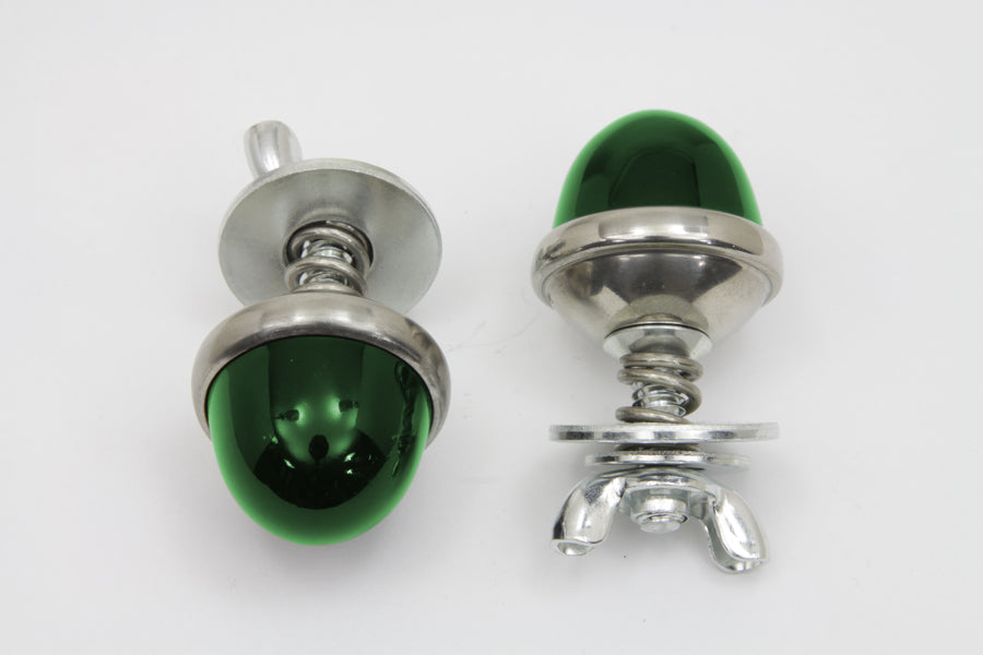 License Plate Reflector Set Green