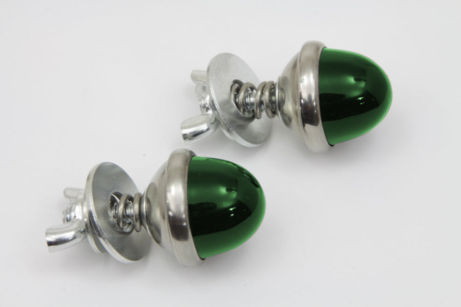 License Plate Reflector Set Green