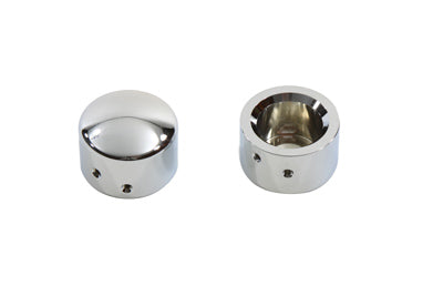 Chrome Front Axle Cap Cover Set Cap Style