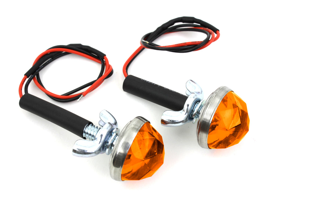 Amber LED Reflector Set