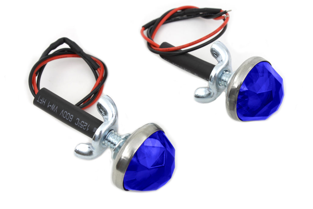 Blue LED Reflector Set