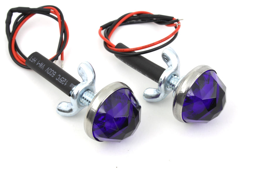 Blue LED Reflector Set