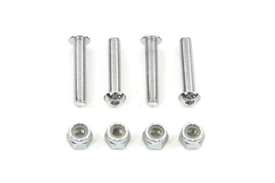 Button Head Chrome Screw Set