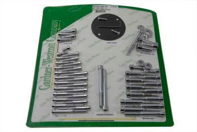 Engine Dress Up Screw Kit Allen Chrome