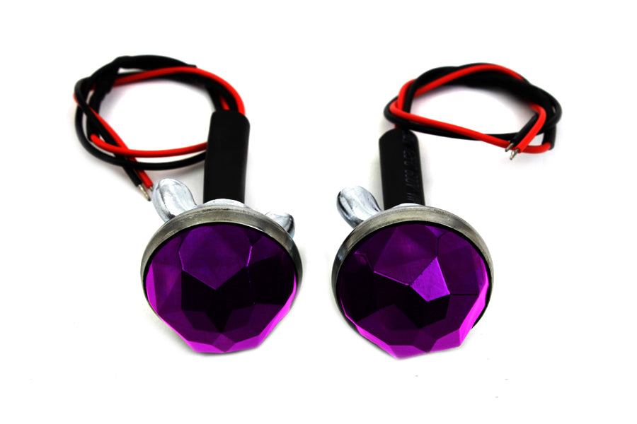 Purple LED Reflector Set