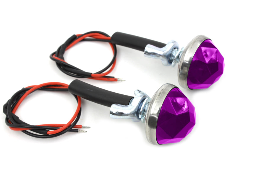 Purple LED Reflector Set