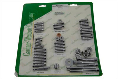 Engine Dress Up Screw Kit Allen Chrome