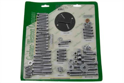 Engine Dress Up Screw Kit Allen Chrome