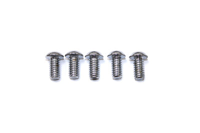 Allen Button Head Screws Chrome 1/4 X 1/2